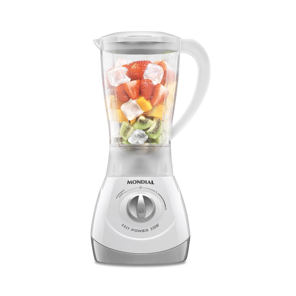Imagem Liquidificador Mondial Easy Power L-550-W Branco - 127V