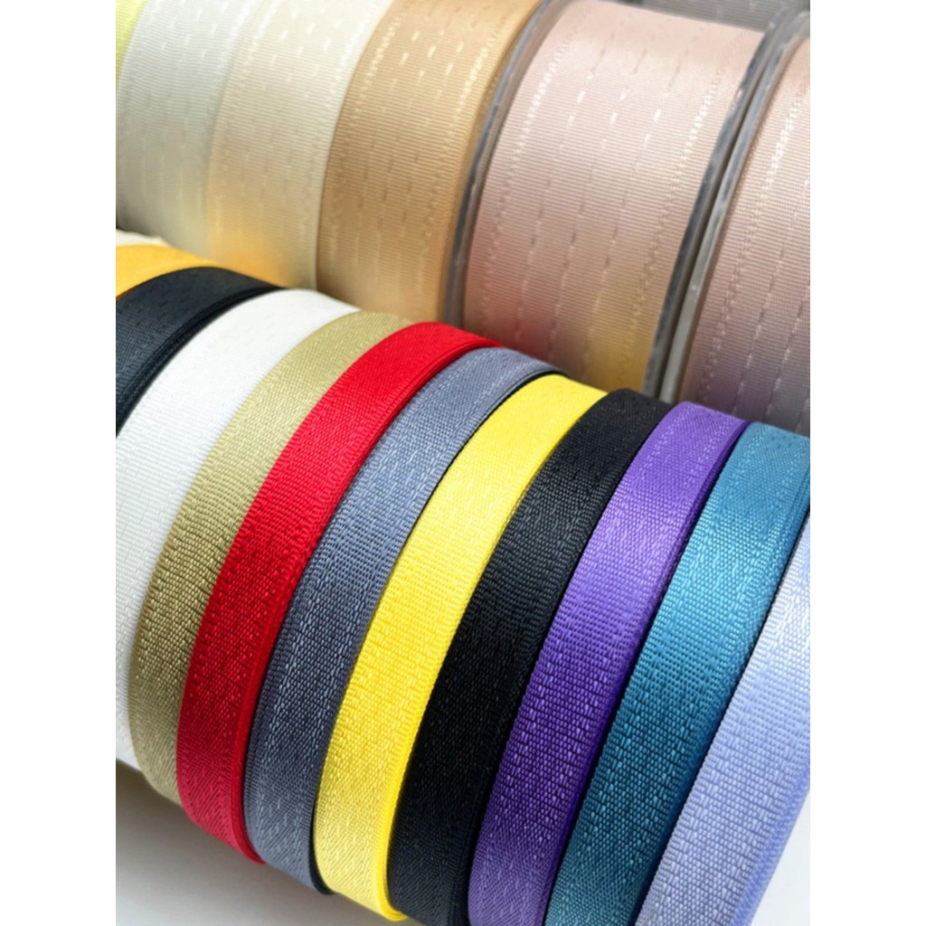 Versão coreana acessórios para o cabelo DIY fita Jacquard chuva seda Jumper simples tecer fita dupla face gravata borbol