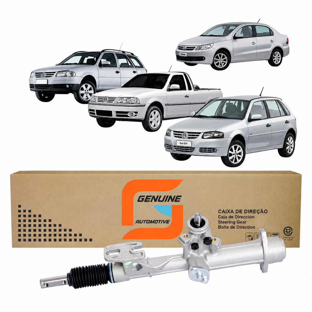 Caixa de Direção Hidráulica Nova Volkswagen Gol 1985 a 2012 - G1 / G2 / G3 / G4