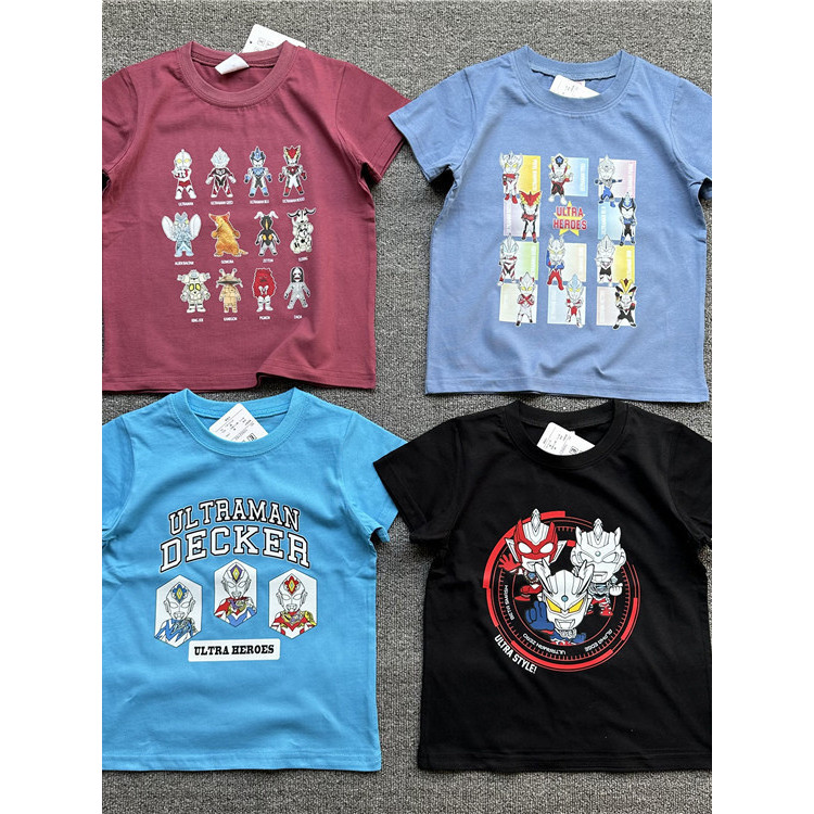Ye roupas infantis comércio exterior desenho animado Anime verão novo estilo infantil Casual camiseta de manga curta rou