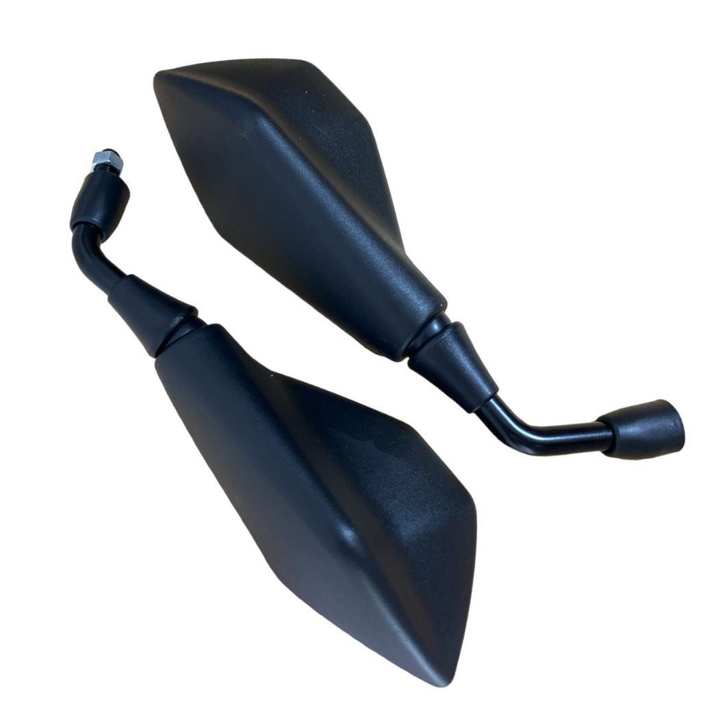 Par Retrovisor Espelho Kawasaki Z400 Fixo Haste Curta Rosca Honda (NAO E MINI) — imagem 2 de 2