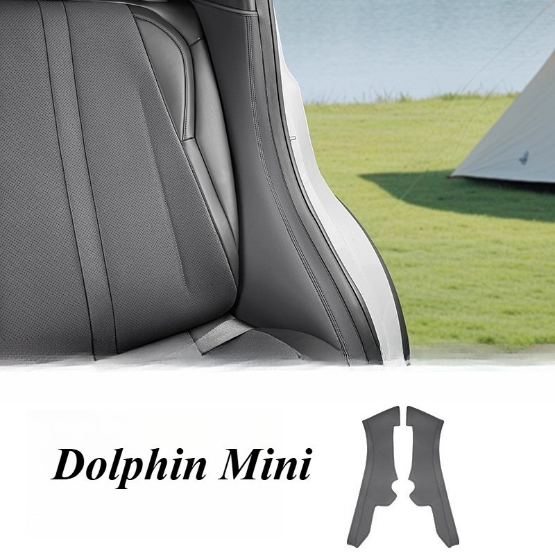 Para o BYD Dolphin Mini, protetores de cor originais para os bancos traseiros, aplicados em ambos os lados, com adesivo 