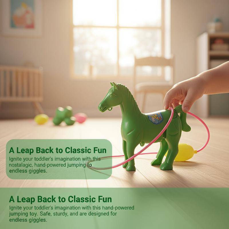 SABVX Brinquedo De Cavalo De Salto Pneumático Portátil Ecológico À Prova D'água Quebra-Cabeça Saltitante Para Crianças P