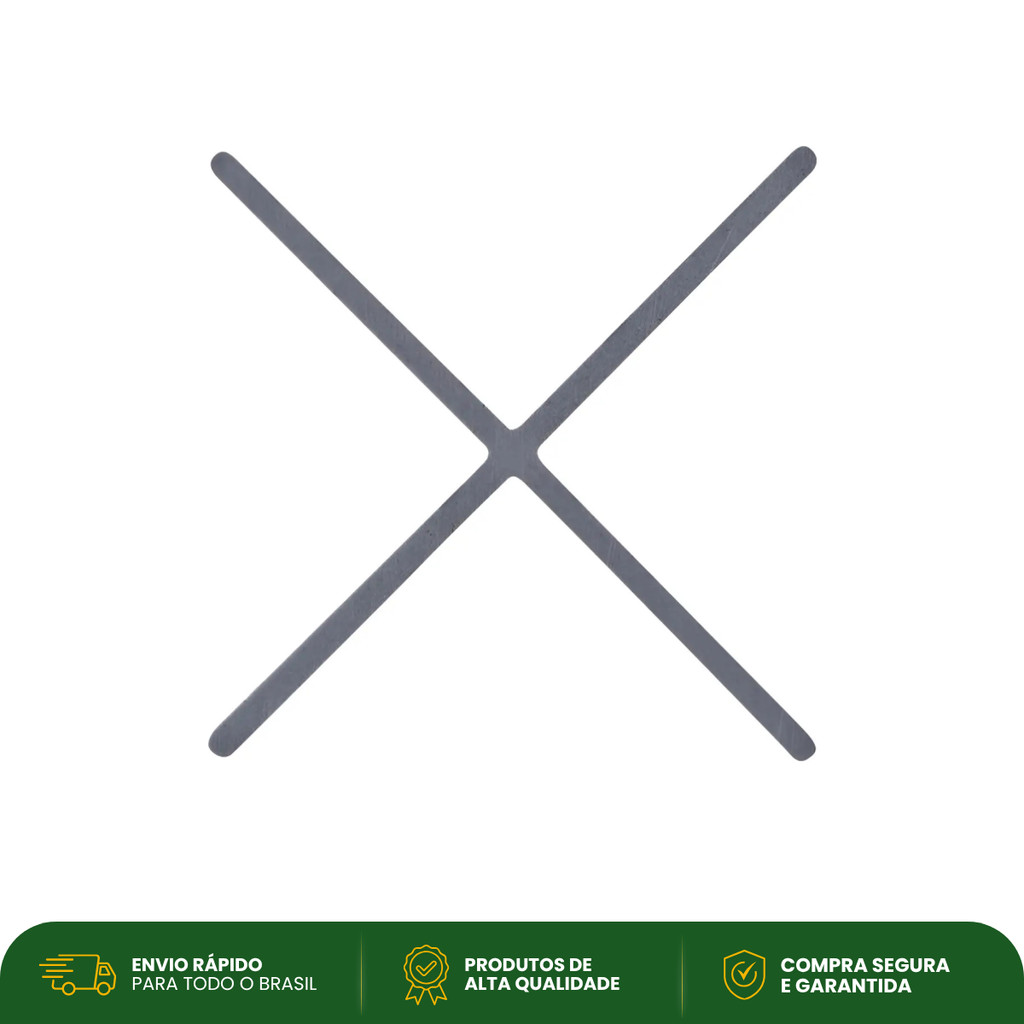 Espaçador JuntaPiso Cruzeta 1mm Cortag 100 Peças para Piso e Porcelanato