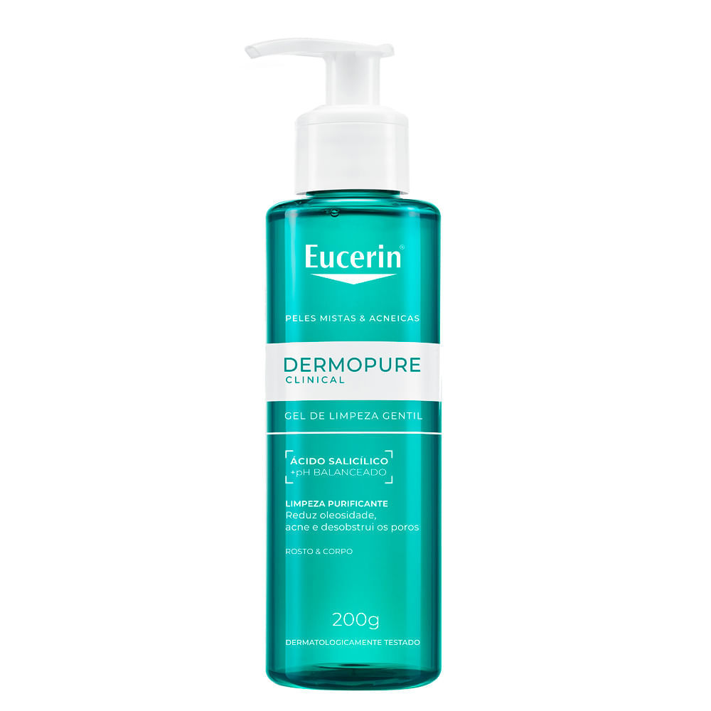 Eucerin Dermopure Clinical Gel de Limpeza Gentil 200ml
