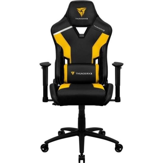 Cadeira Gamer ThunderX3 TC3 Bumblebee Amarela Escritório Reclinável