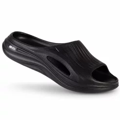 Chinelo Slide Unissex Actvitta em EVA Ultra Conforto Preto com Design Anatômico Super Leve