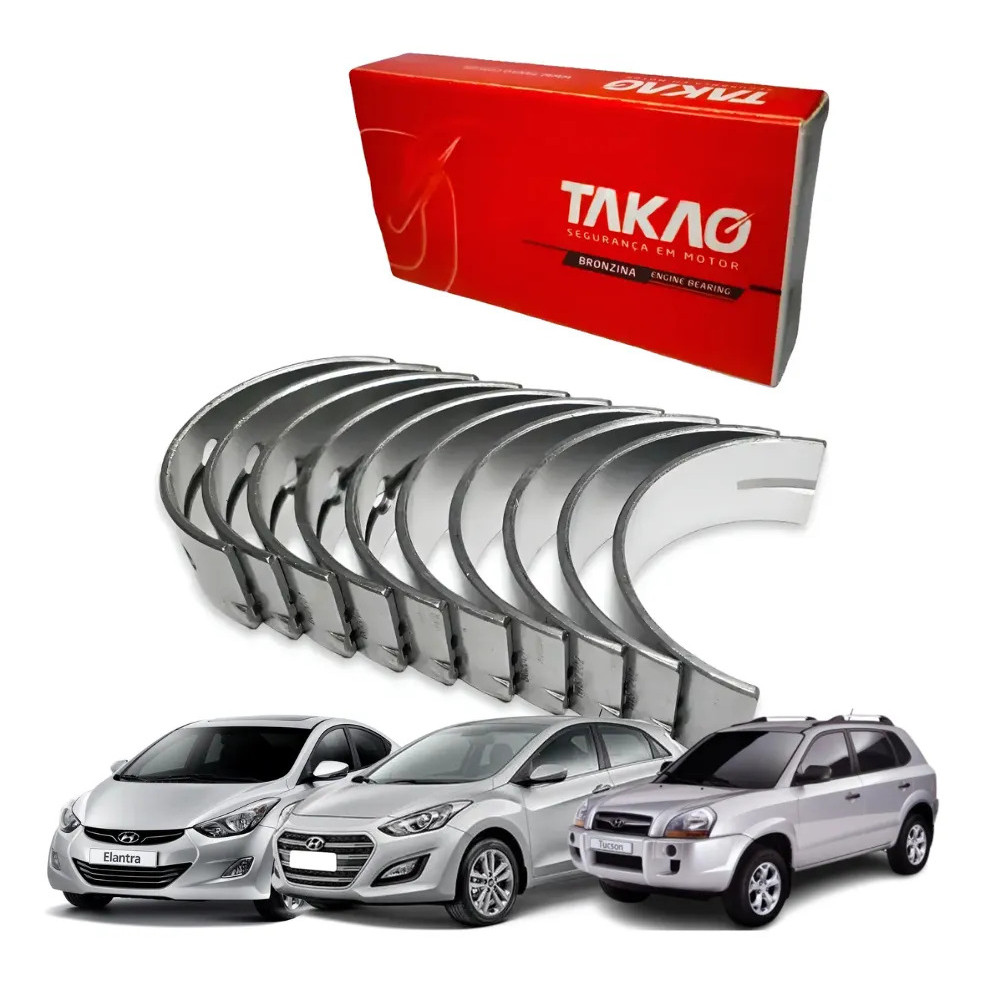 Imagem Jg Bronzina De Mancal 075 Para Tucson 2.0 16v 2009