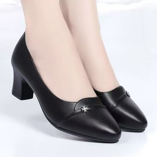 Wenzhou sapatos de couro macio feminino salto baixo primavera outono sola macia sapatos de couro confortáveis sapatos fe