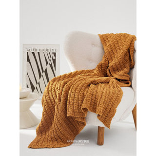 Zexi casa simples cobertor de malha sofá cobertor Designer cobertor High-End almoço Break cobertor capa perna pequeno cl