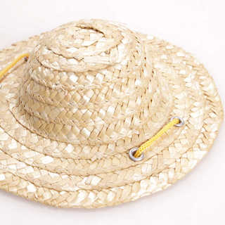 Retro agricultor chapéu acessórios gato chapéu de sol gato cão chapéu de palha chapéu para animais de estimação bonito v