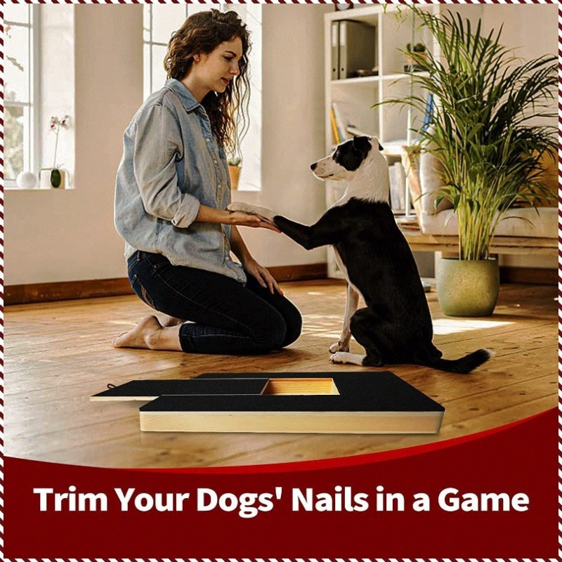 [Uso Prático] [Pet-Friendly Design] Placa de Raspagem de Unhas de Madeira/Caixa de Alimentos