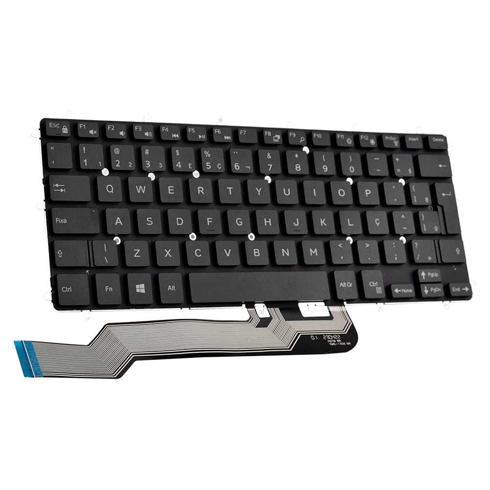 Teclado para Notebook compatível com Dell Inspiron 15-7580 ABNT2 — imagem 2 de 2