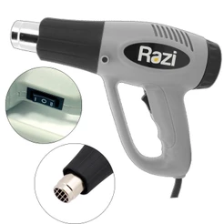 Soprador térmico 2 temperaturas 1500 ou 2000W Razi