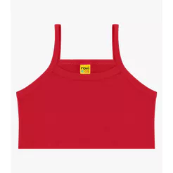 Top De Alça Infantil Rovi Kids Vermelho