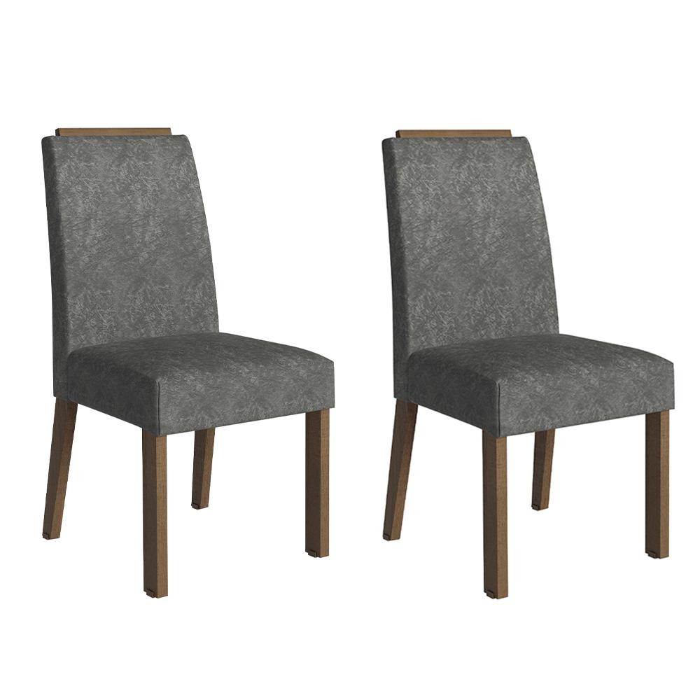 Kit 2 Cadeiras de Jantar 4255 com Espaldar Madesa