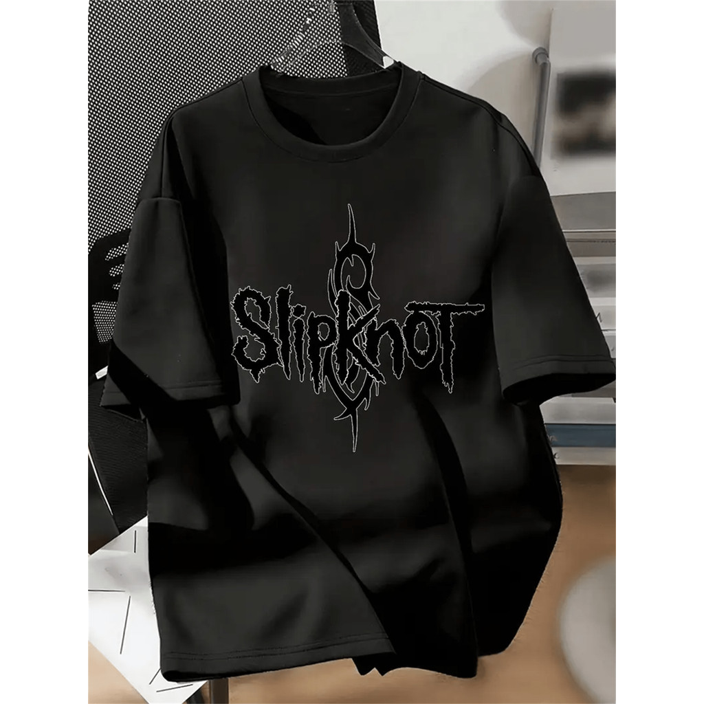 Music.Soul Camiseta Slipknot Heavy Metal | Estética Rock Pesado Algodão Fãs de Metal | Edição Limitada Unissex em Oferta na Shopee