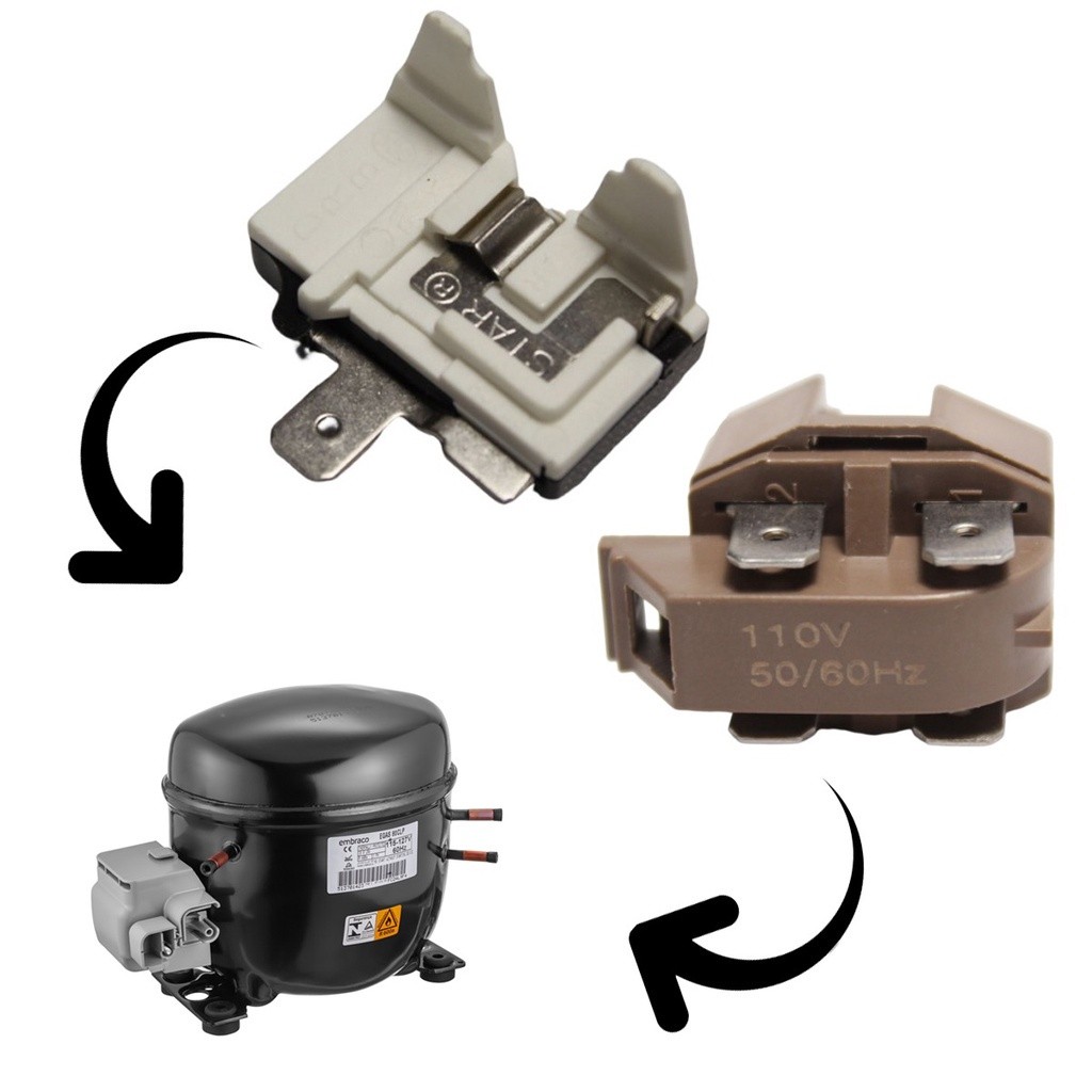 Relé Ptc E Protetor Térmico Geladeiras E Freezers 127v em Oferta na Shopee