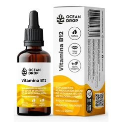Vitamina B12 - 30ml Morango - Ocean Drop