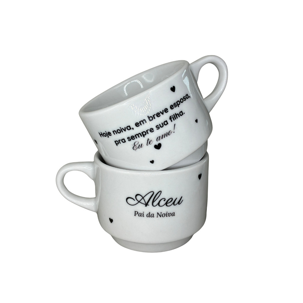 Xícara Personalizada para Lembrança Casamento Batizado festas e eventos em Oferta na Shopee