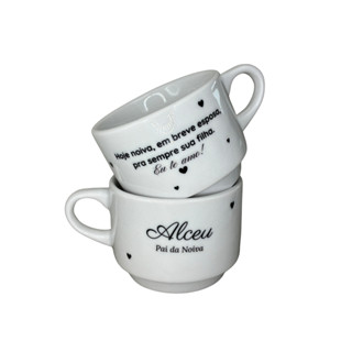 Xícara Personalizada para Lembrança Casamento Batizado festas e eventos em Oferta na Shopee