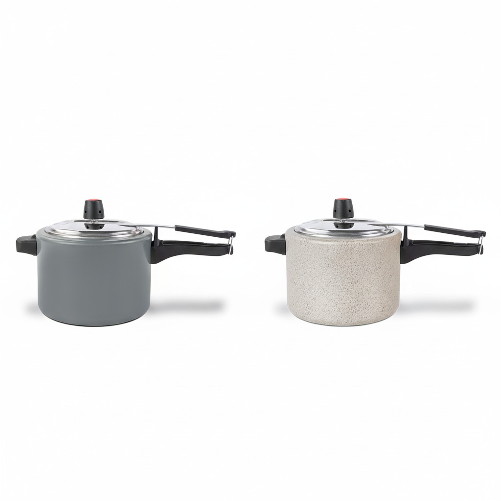 Panela Pressão 4,5L Ceramic Life Vapt Alumínio Revestimento Mineral Resist Antiaderente Brinox em Oferta na Shopee