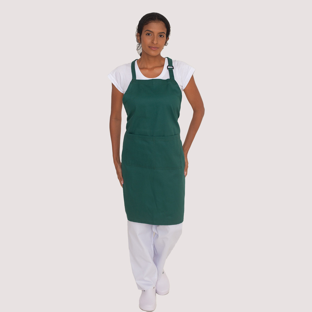 Avental Verde Musgo Brim Cozinha Chef Bar Café Manicure Atendente Padaria Confeitaria Balcão Equipe Buffet Café