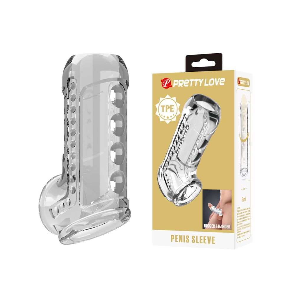 Capa Peniana Vazada: Anel para Escroto Clear - Pretty Love Farrel em Oferta na Shopee