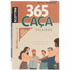 Scottini 365 Caça-palavras | N.9 - 288 Páginas | Fácil, Médio e Difícil