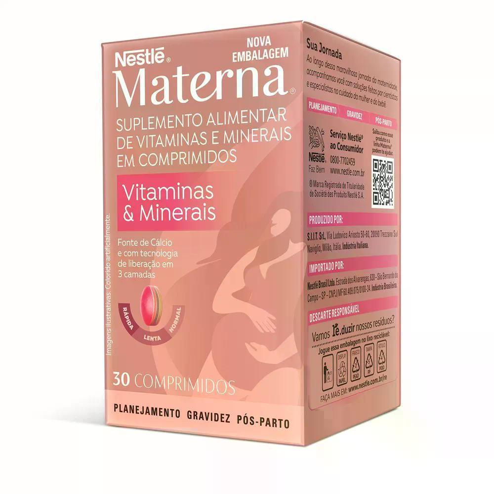 Suplemento Alimentar Nestlé Materna 30 Comprimidos