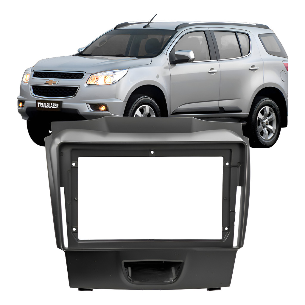 Moldura Multimidia 9 Polegadas S10 Trailblazer 2012 A 2016