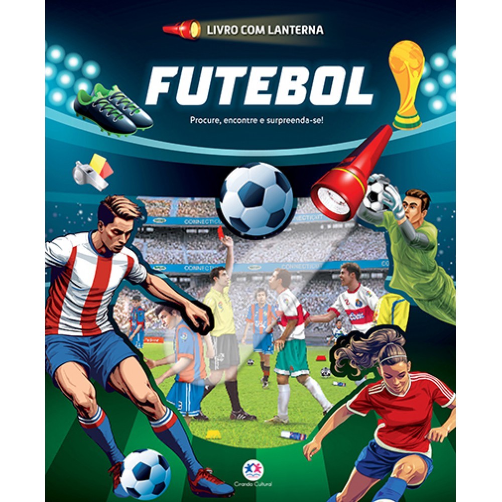 Livro Futebol - Livro com lanterna em Oferta na Shopee