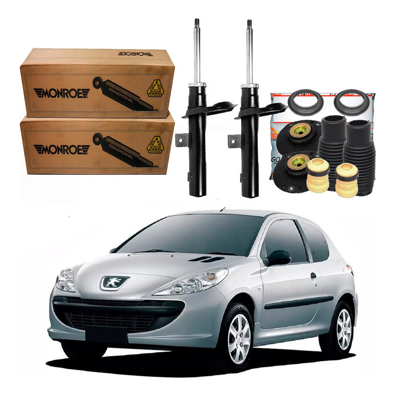 Kit Amortecedor Dianteiro, Peugeot 207 1.6 2008 A 2013