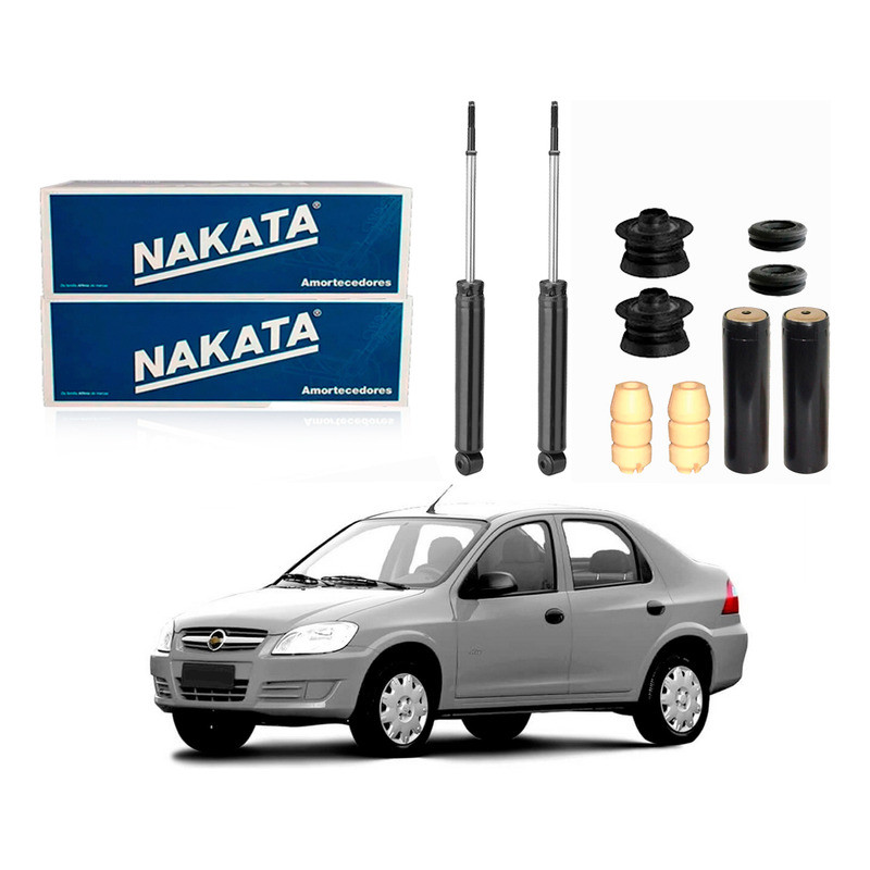 Kit Amortecedor Traseiro, Prisma 1.4 2006 A 2012