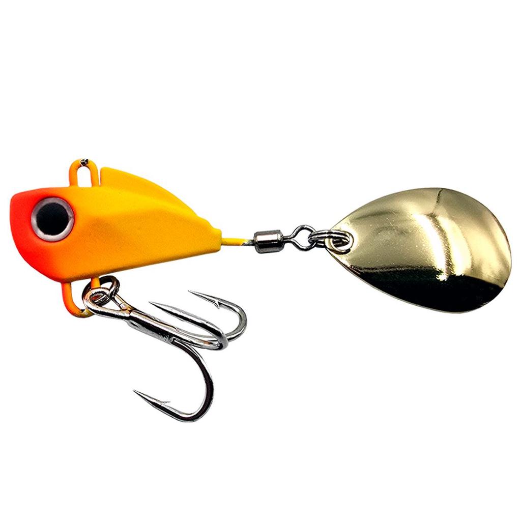 Isca Artificial Little Spin Colher Redonda Grande 3cm 16g Pirulito - Yara Cor 12