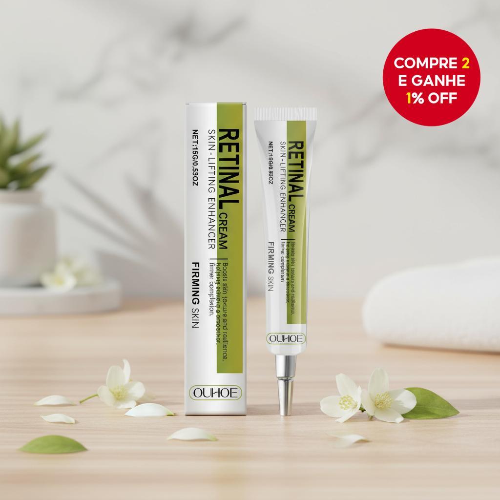 15g Creme de Retinal, Hidratante Facial com Retinol, Fluido Suave de Cuidado com Retinaldeído