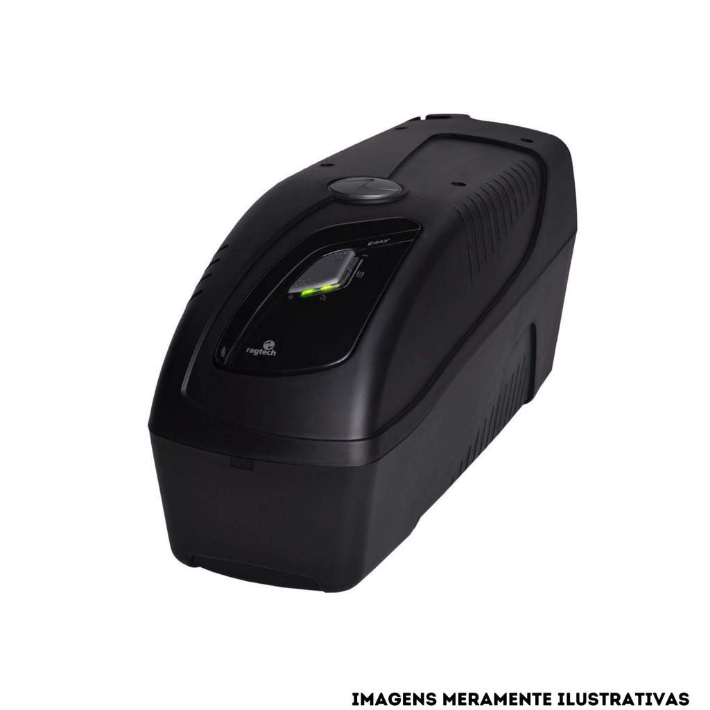 Kit Nobreak Ragtech 1400VA CBU-TI 20NEW4154 Easy Way Bivolt + Cabo de Bateria 12v — imagem 2 de 2