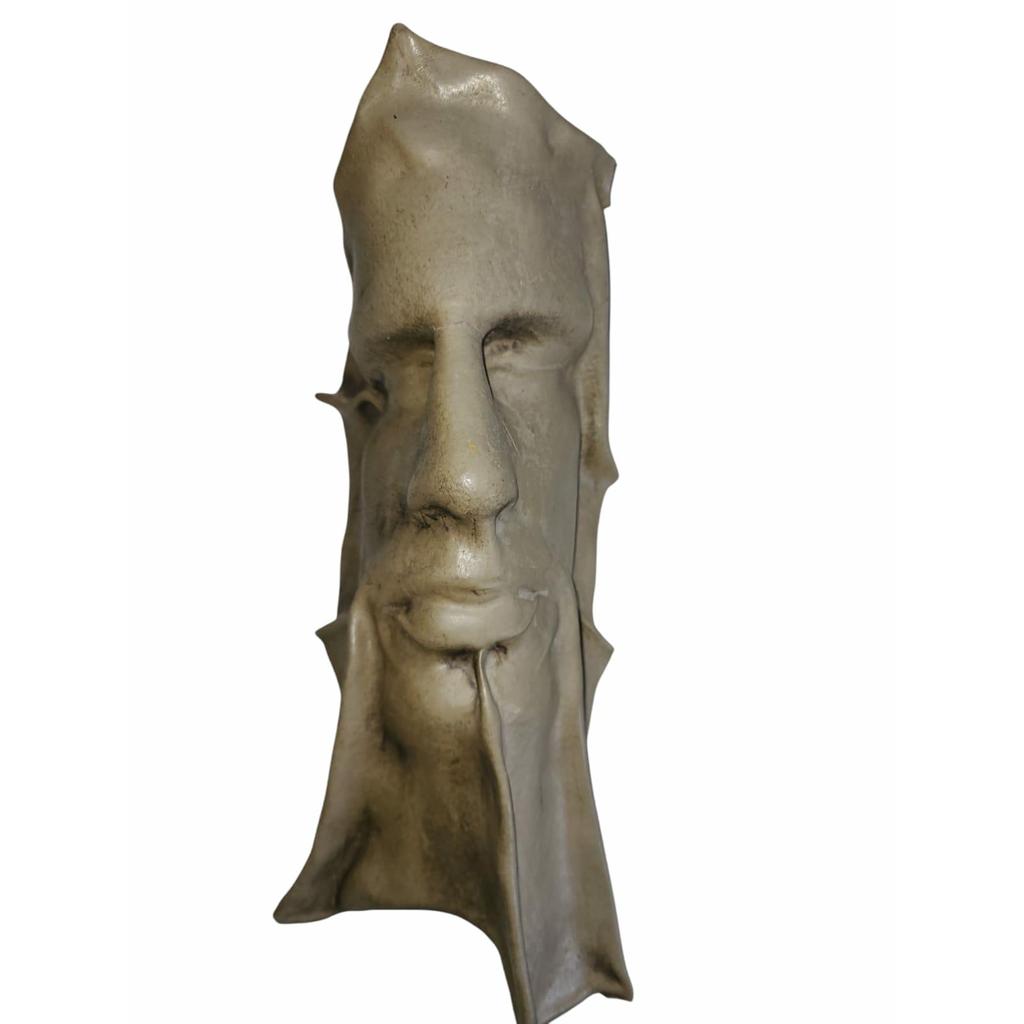 Escultura Decorativa em Resina - Estilo Abstrato - 30×10×10 cm - Peça de Mostruário
