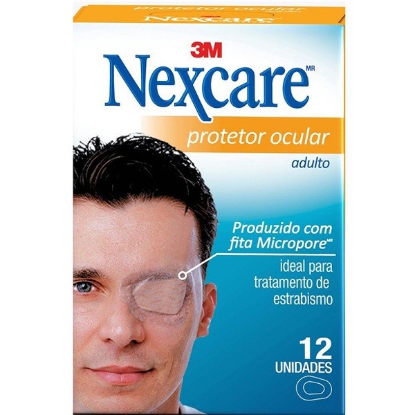 Protetor Ocular Adulto Nexcare 12 Unidades em Oferta na Shopee
