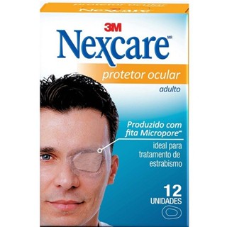 Protetor Ocular Adulto Nexcare 12 Unidades em Oferta na Shopee