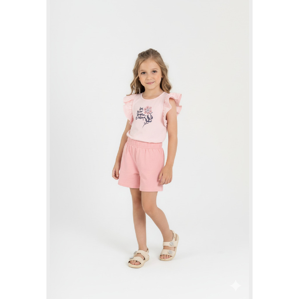 Conjunto Blusa e Short Infantil Guloseima em Oferta na Shopee