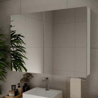 ESPELHEIRA DE BANHEIRO NATURE 110CM ESTILARE ESP4034 BRANCO LS em Oferta na Shopee