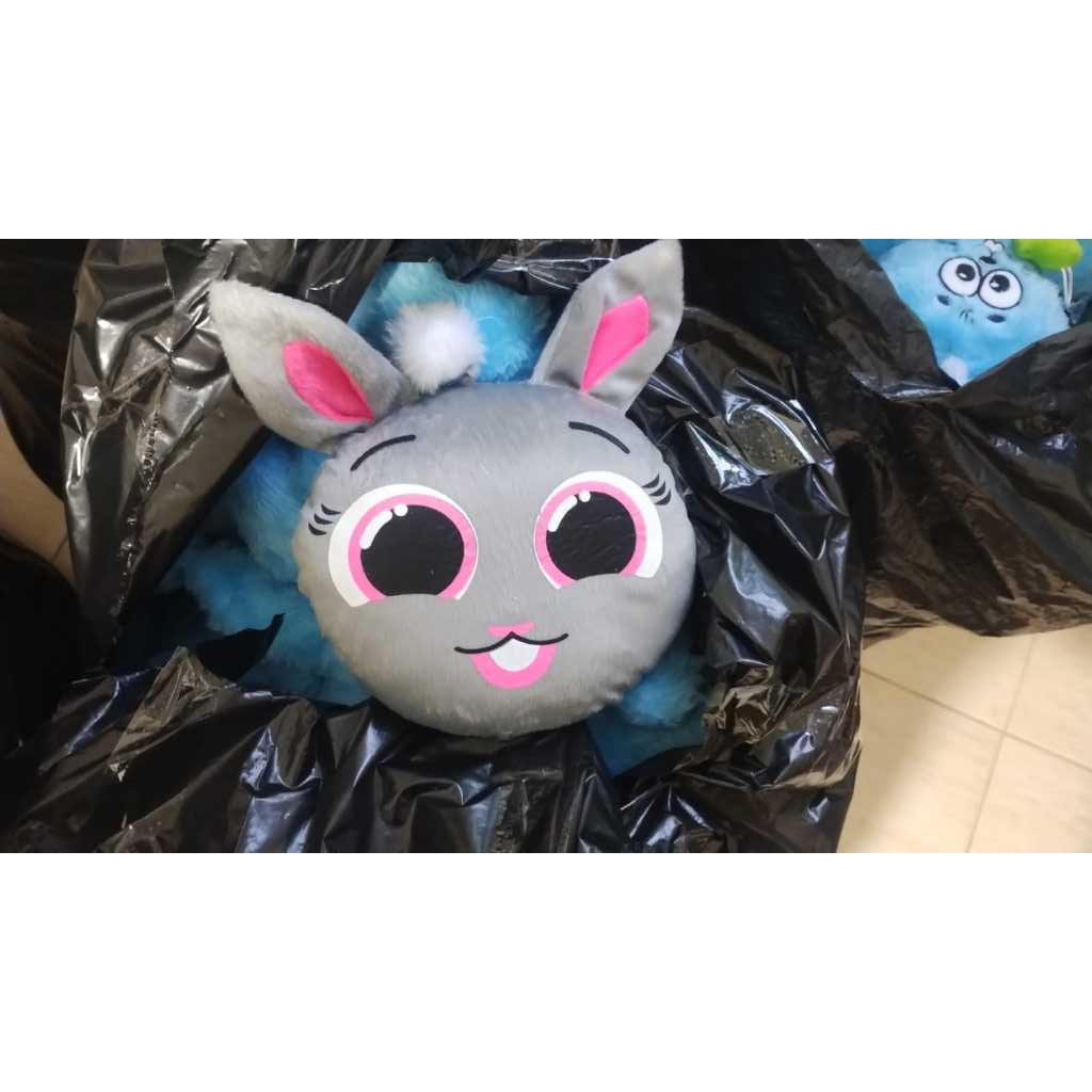 Ursinhos de Pelúcia Bolofofo 30cm - Pipi, Rick, Bunny, Pow e Sophie! Macios e Fofinhos!