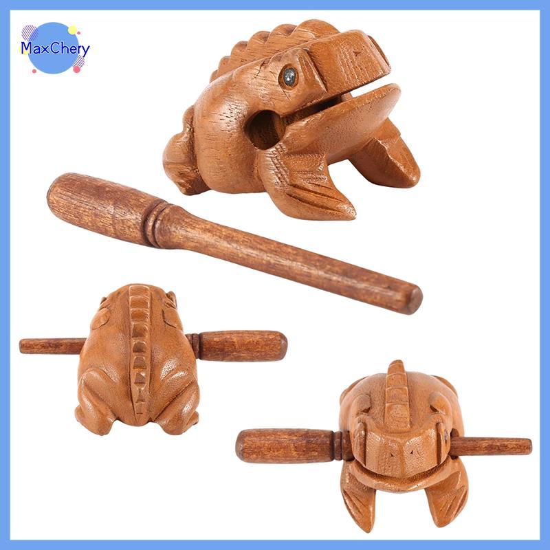 MCHY > Luy Tailândia Madeira Artesanato Tradicional De Croaking Instrumento Musical Home Office Desk Decor Frog Crafts N