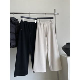 JAYT Minimalista Moda Calças de Cintura Elástica Desgaste Real Sem Costura Design de Cintura Estreita Commuter Calças Re