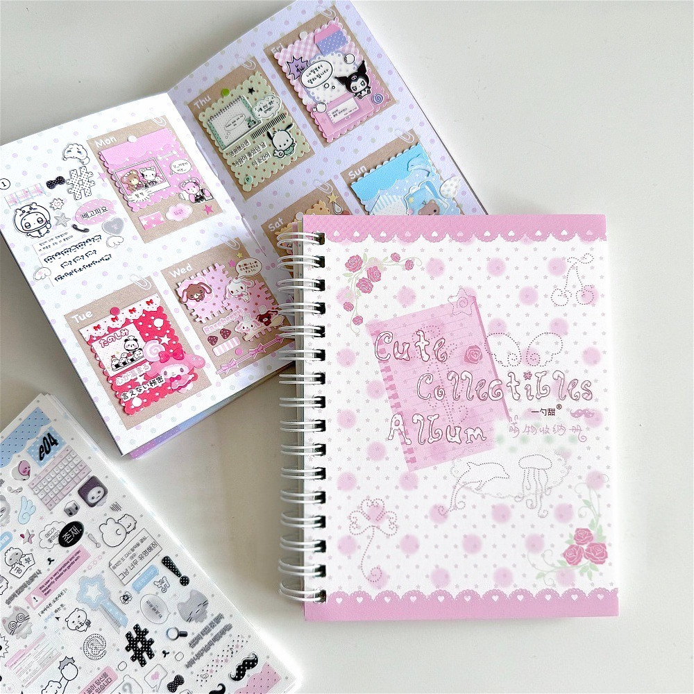 O 10o Livro De Adesivos Originais 27P De Desenhos Animados DIY Decoração De Scrapbook