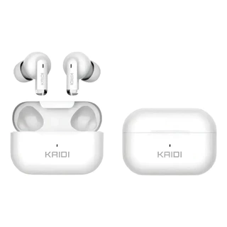 Fone bluetooth 5.4 sem fio Tws Kaidi Kd780 graves potentes preto