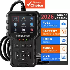 Scanner Profissional OBD2 Leitor de Código de Falha do Motor Modos 6/8 Diagnóstico Avançado