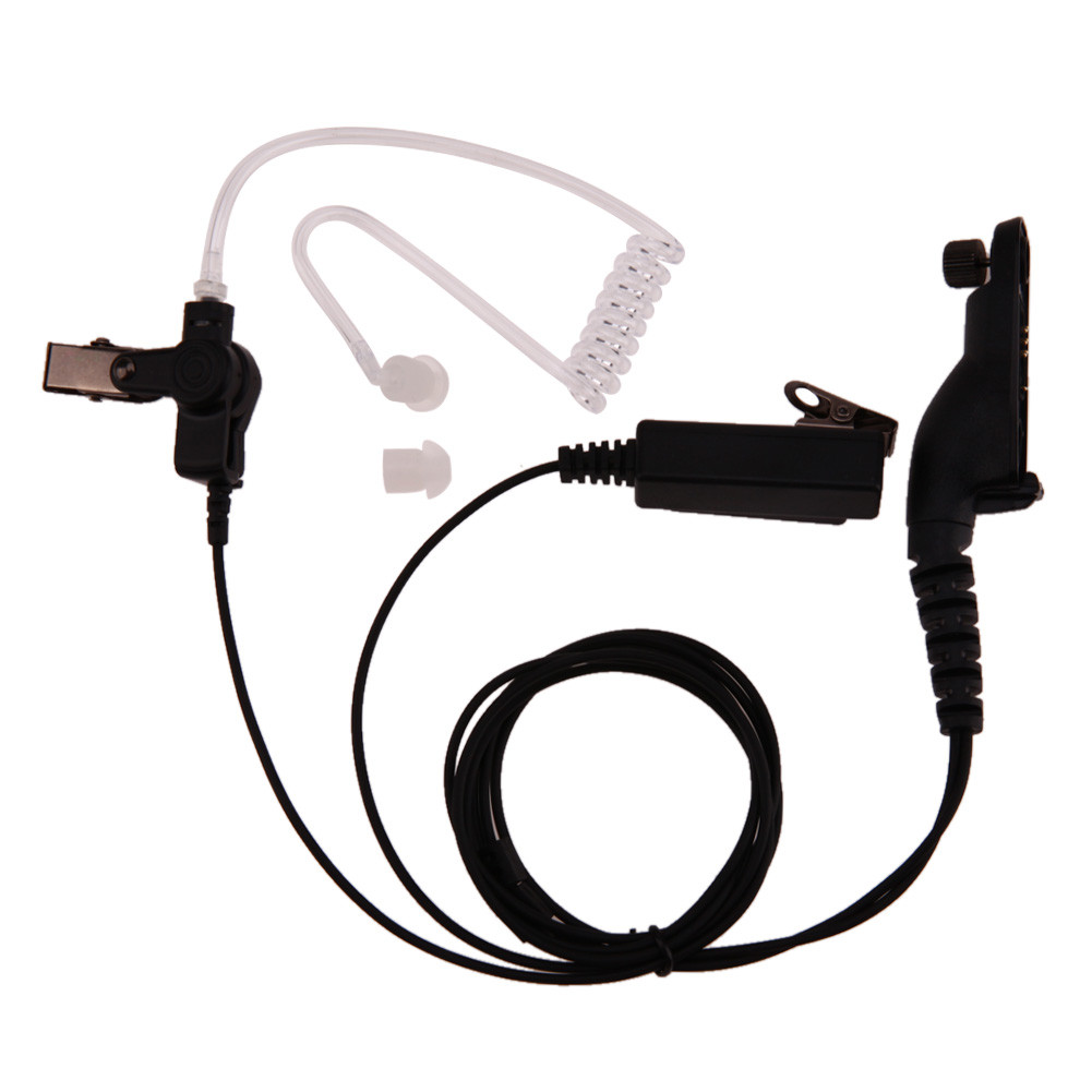 Tubo De Som De Ar Fone De Ouvido Ptt Microfone Anti-Interferência Para Motorola
