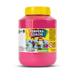 Tinta guache Rosa 500ml 537 Acrilex